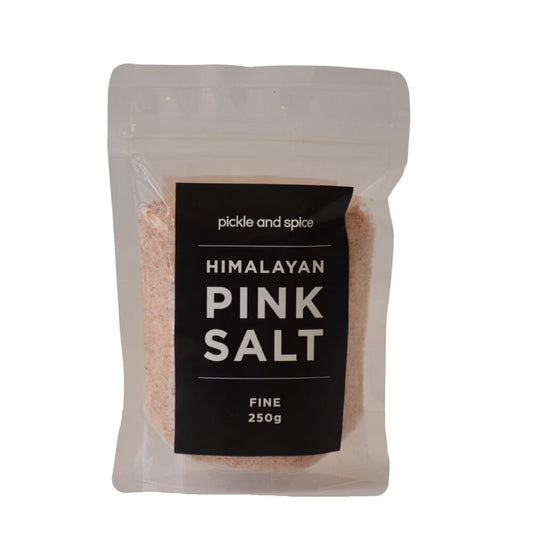 Pickle & Spice Fine Pink Himalayan Salt 250g Per Packet