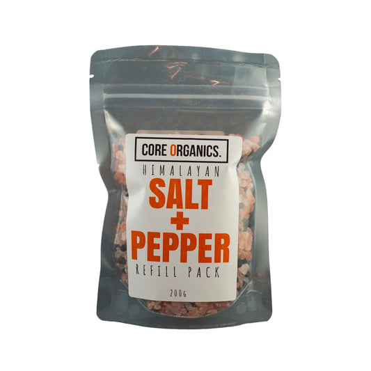 Pickle & Spice Pink Himalayan Salt & Organic Pepper Re-fill 200g Per Unit