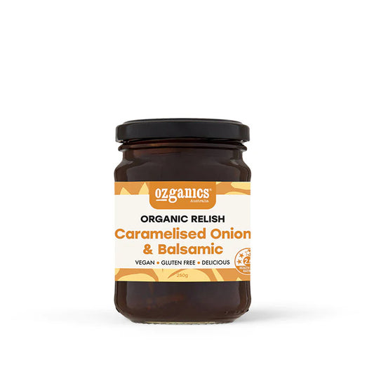 Ozganics - Organic Caramelised Onion & Balsamic Relish 250g